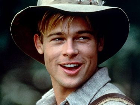 Sagittaire Brad Pitt portrait jeune chapeau-Atlaneastro