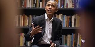 Obama dans le bureau de sa fondation Etats-Unis-Atlaneastro