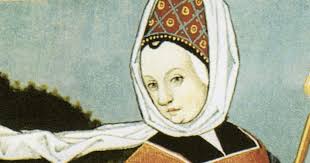 peinture Abbesse Hildegarde de Bingen-Atlaneastro