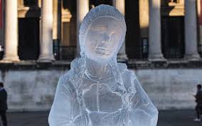 Geta Thunberg sculpture glace symptôme Part.1-Atlaneastro