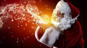 Le Père Noël souffle de la poussière d'étoile -Atlaneastro