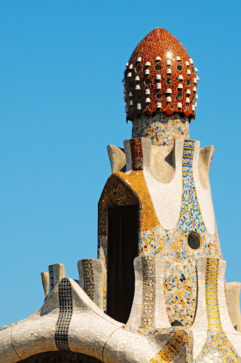 Antonin Gaudi toit en forma de champignon Part1-Atlaneastro