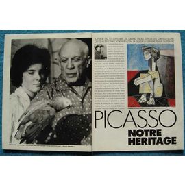 la solitude Picasso dans Paris Match coupure d'époque Part.3-Atlaneastro