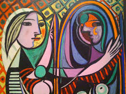 Wolfli dessin 2 femmes style vitrail très colorées Part.3-Atlaneastro