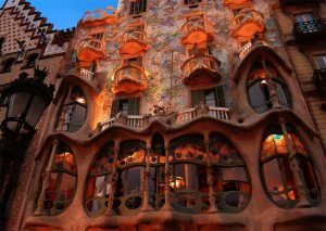 Gaudi style organique Casa La Batllo Part.2-Atlaneastro