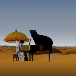 soigner Marc Vella joue du piano dans le désert. Part.1-Atlaneastro
