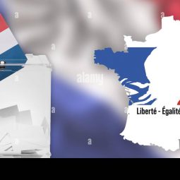 élection présidentielle drapeau français urne bulletin de vote-Atlaneastro